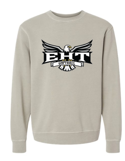 Independent Trading Softball Crew Neck