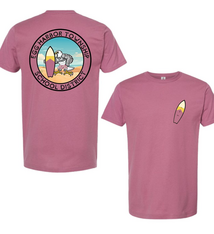 EHT School District Surf Board T-Shirt