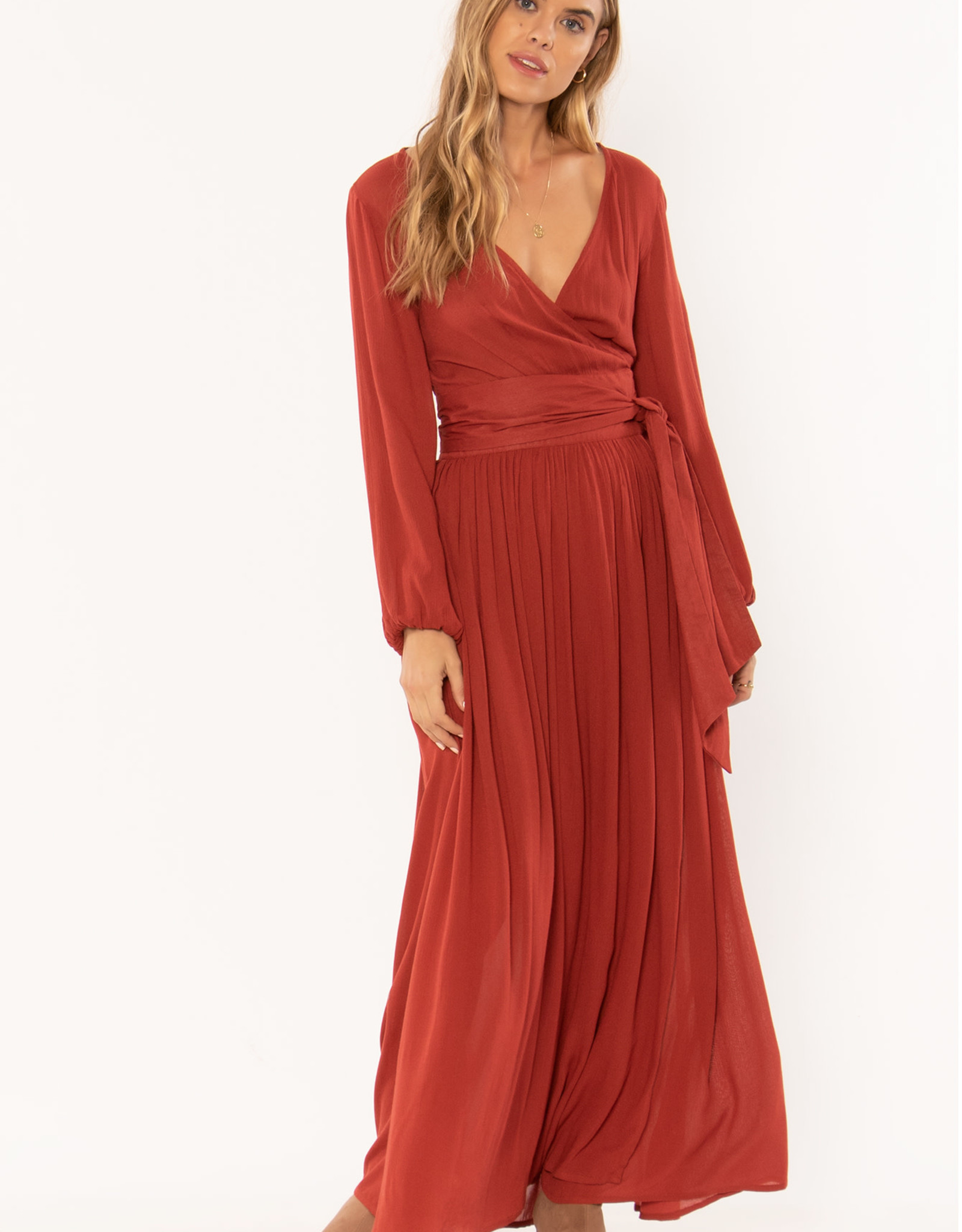 amuse society wrap dress