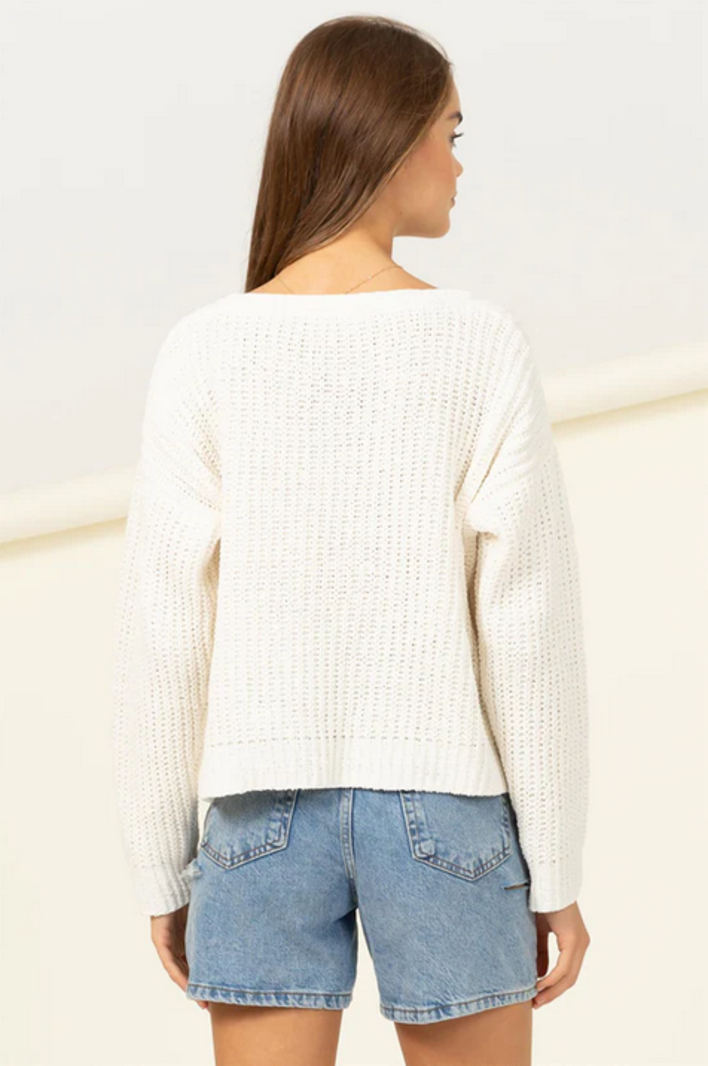 HYFVE Perfectly Cropped Crew Sweater