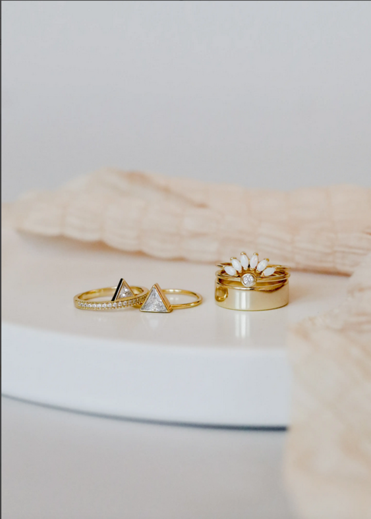 JaxKelly Opal Crown Ring
