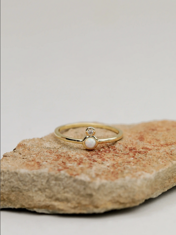 JaxKelly Opal Infinity Ring