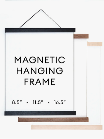 Curious Prints Magnetic Hanging Frame
