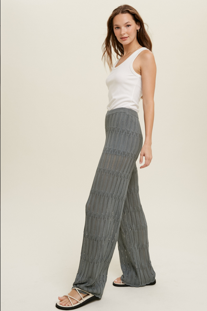 DIY Wide Leg Knit Pants - Summer Sweatsuit pattern hack — Sew DIY