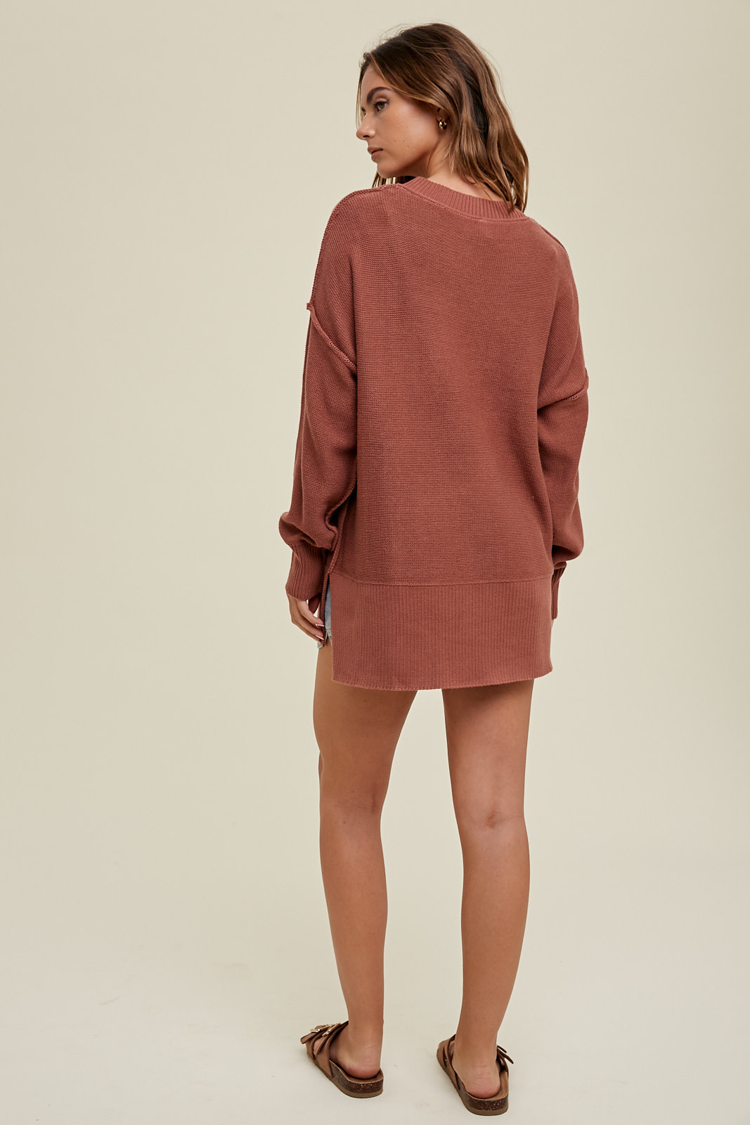 Wishlist Exposed Seam Sweater