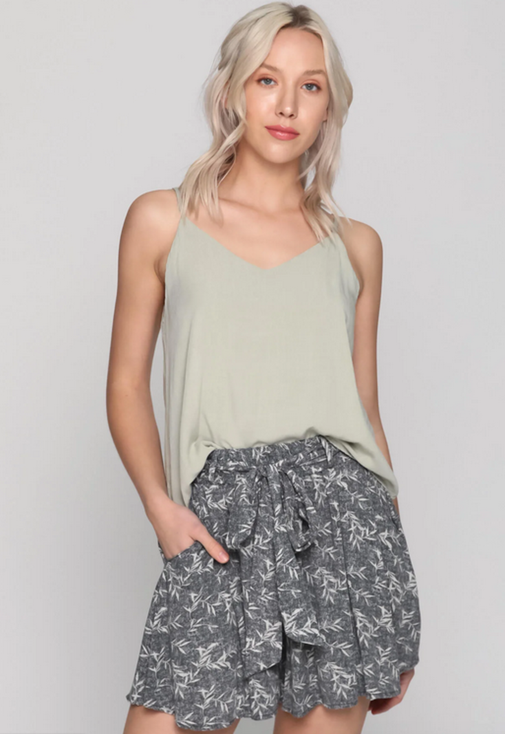 Final Touch Washed Swing Cami