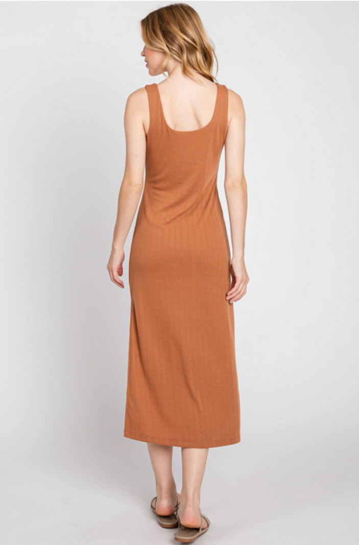 Final Touch Fitted Midi Dress