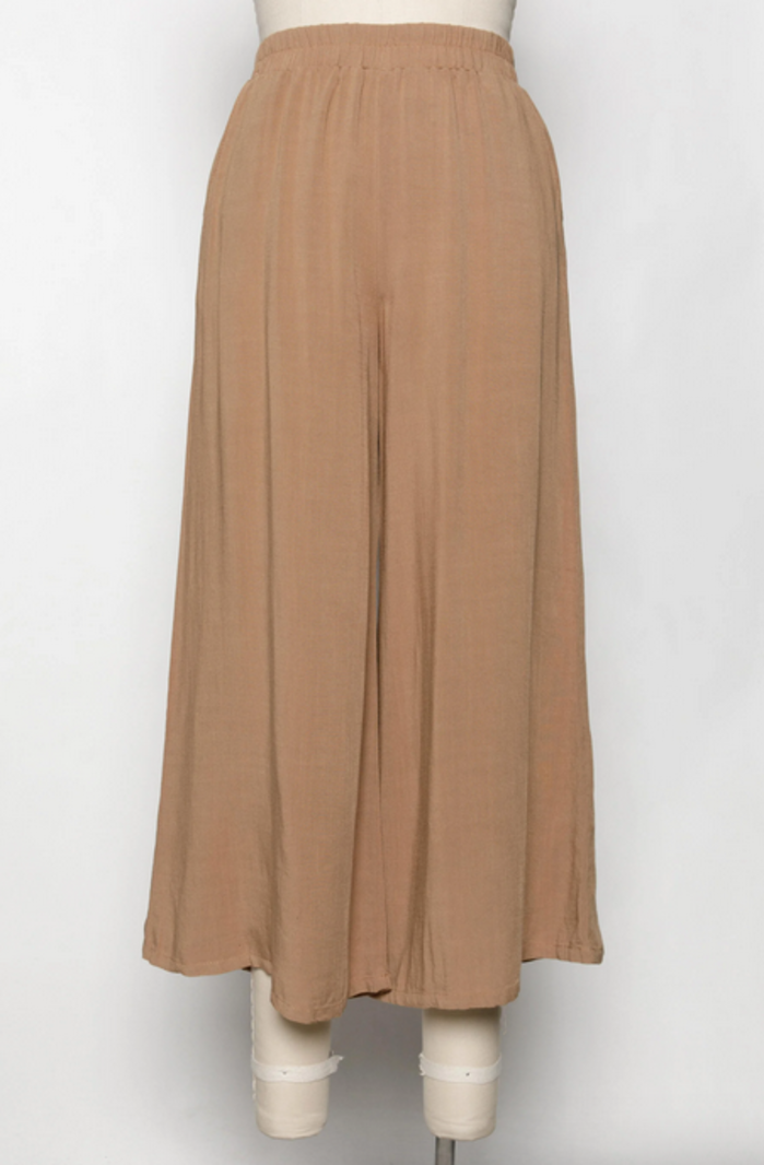 Final Touch Cropped Wide Leg Pants