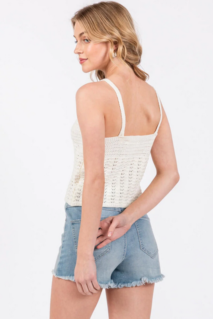 Final Touch Crochet Top