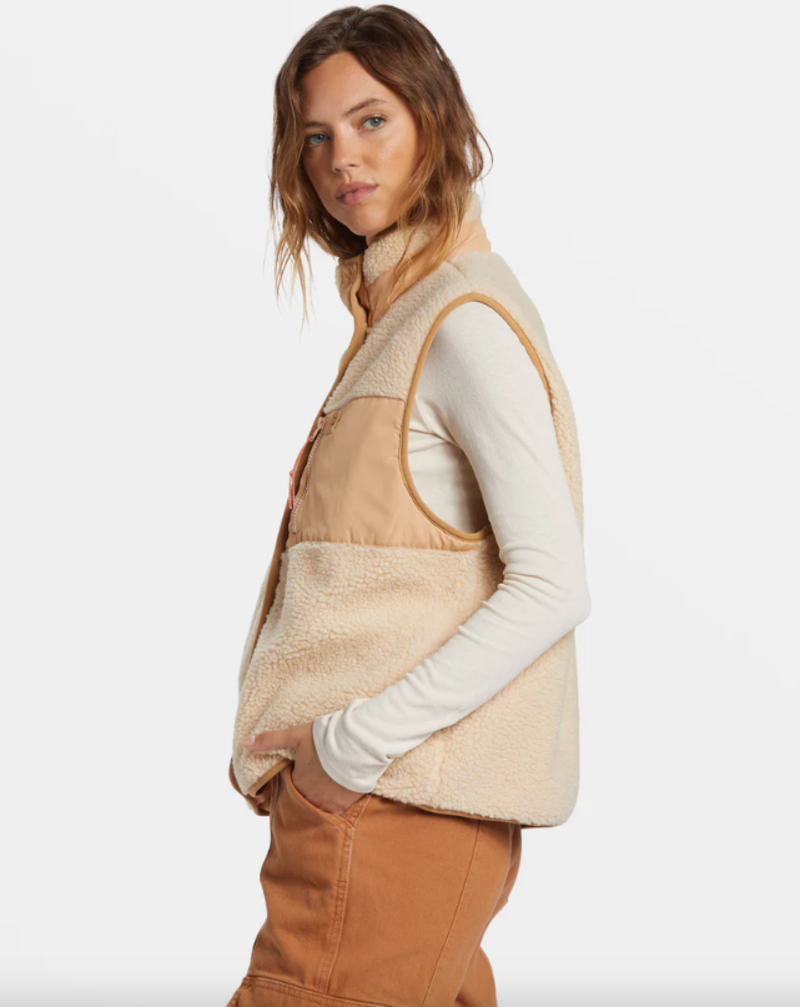 Billabong Hike Up Sherpa Vest