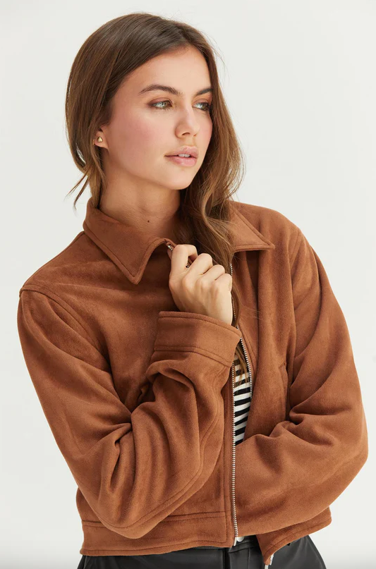 Hyfve suede jacket deals
