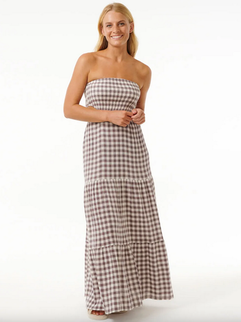 Rip Curl Premium Surf Check Maxi Dress