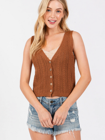 Final Touch Knit Vest