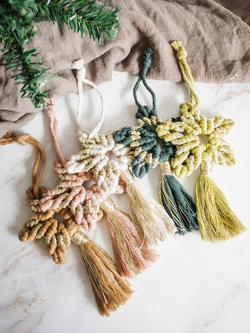 Modern Bo Studio Studio Macrame Star Ornament