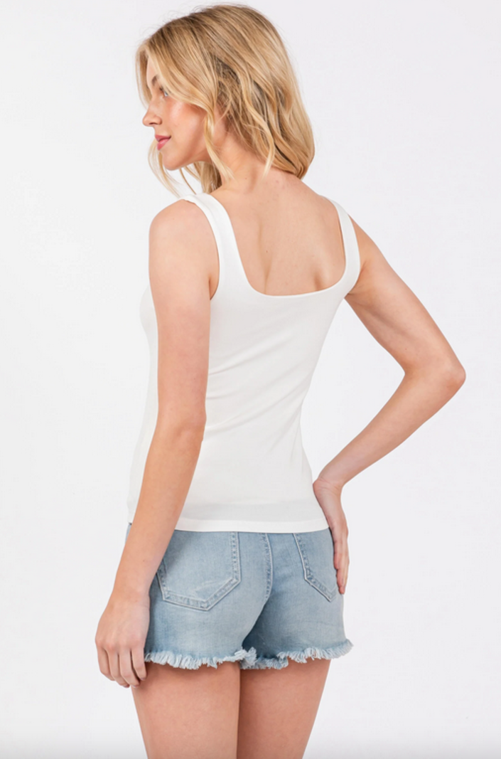 Final Touch Lined Modal Scoop Tank