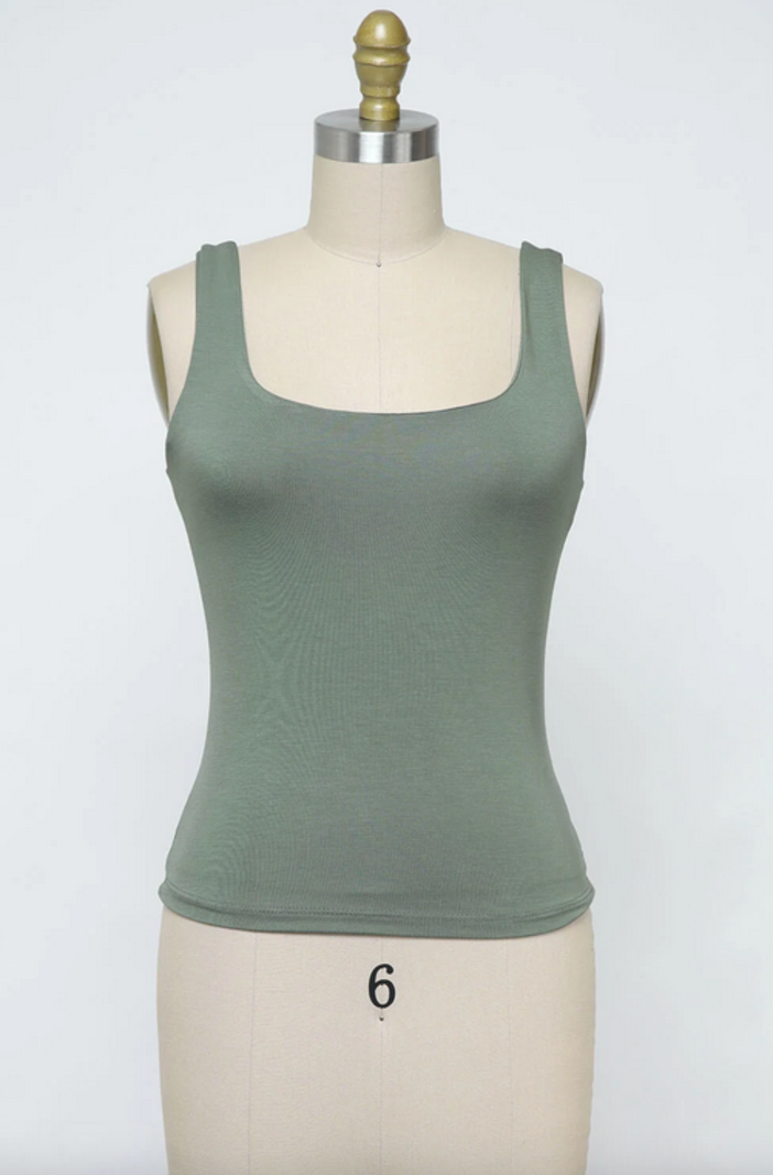Final Touch Lined Modal Scoop Tank