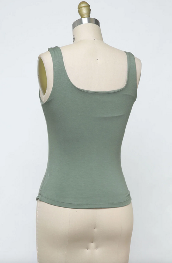 Final Touch Lined Modal Scoop Tank