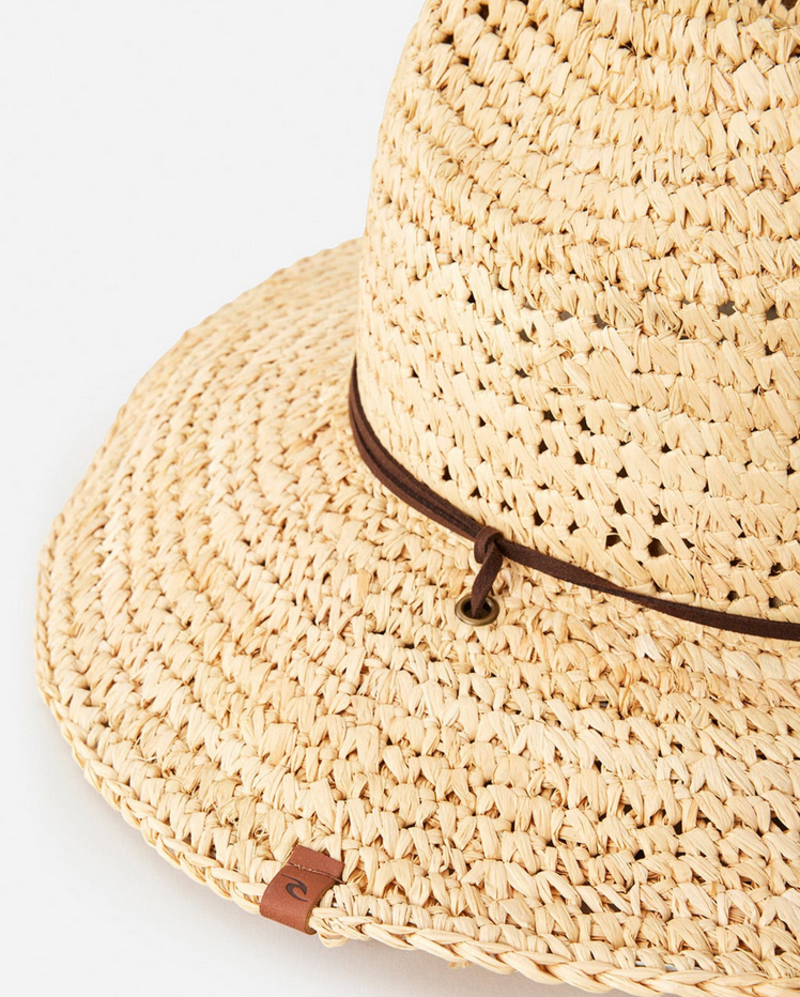 Rip Curl Crushable Straw Cowgirl Hat