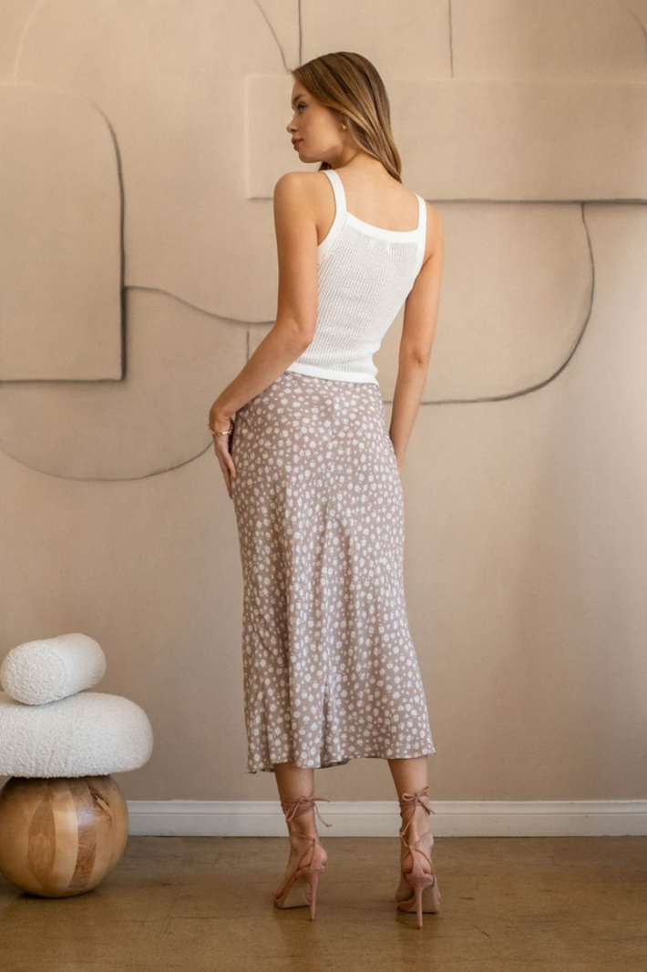 Blu Pepper Sheer Knit Tank