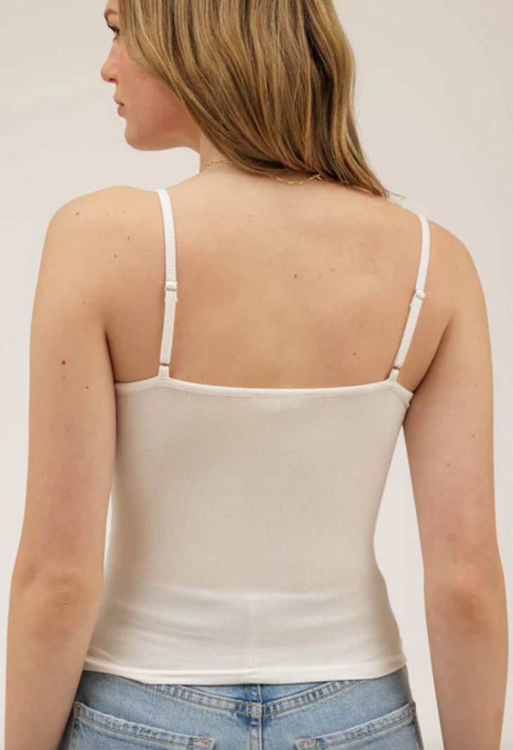 Blu Pepper Ribbon Trim Cami