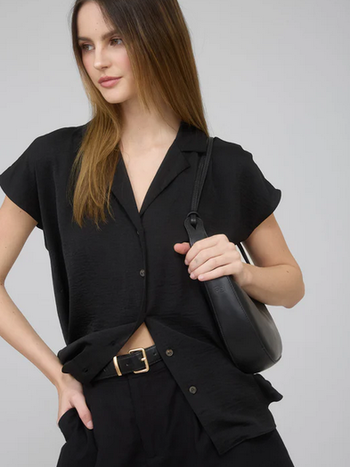 Blu Pepper Silky Button Up