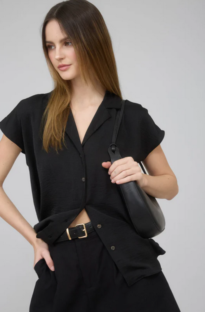 Blu Pepper Silky Button Up