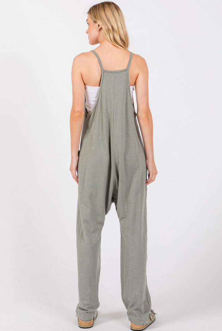 Final Touch Relaxed Terry Jumpsuit