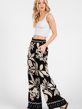 Final Touch Tropical Linen Pants