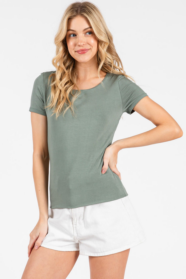 Final Touch Modal Scoop Tee