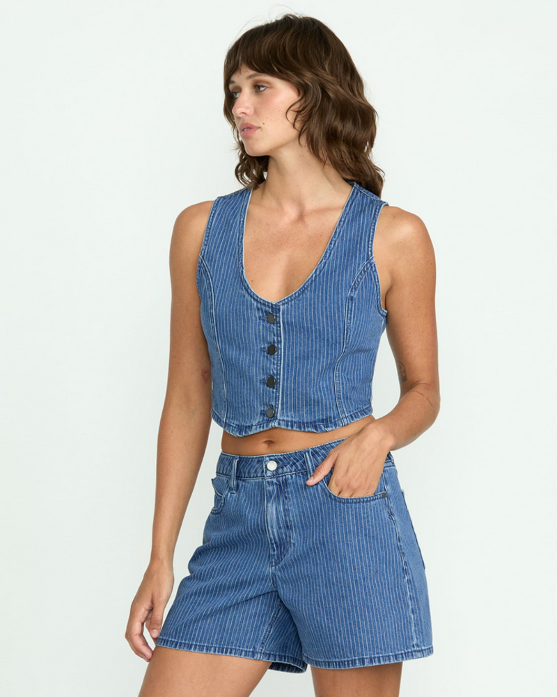 Volcom Stoned BF Denim Shorts