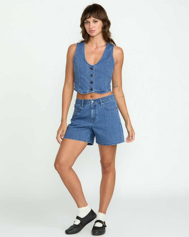 Volcom Stoned BF Denim Shorts