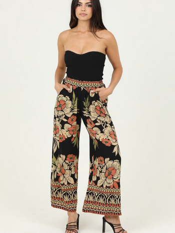 Angie Boho Floral Pants