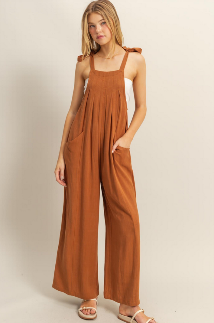HYFVE Tie Shoulder Jumpsuit