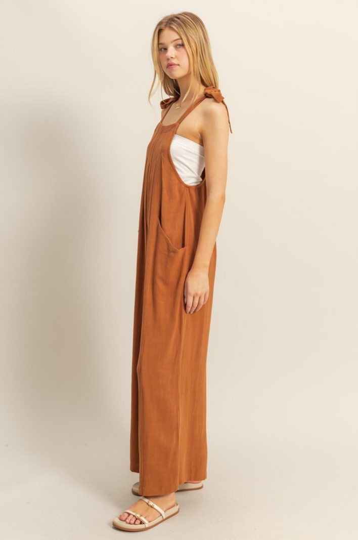 HYFVE Tie Shoulder Jumpsuit