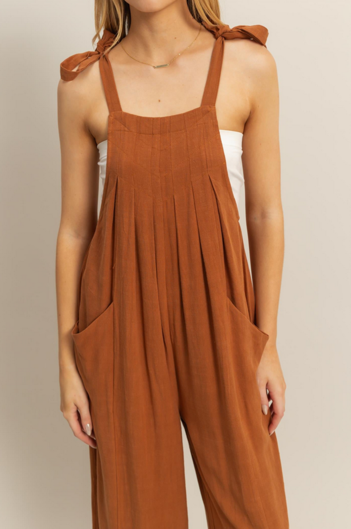 HYFVE Tie Shoulder Jumpsuit