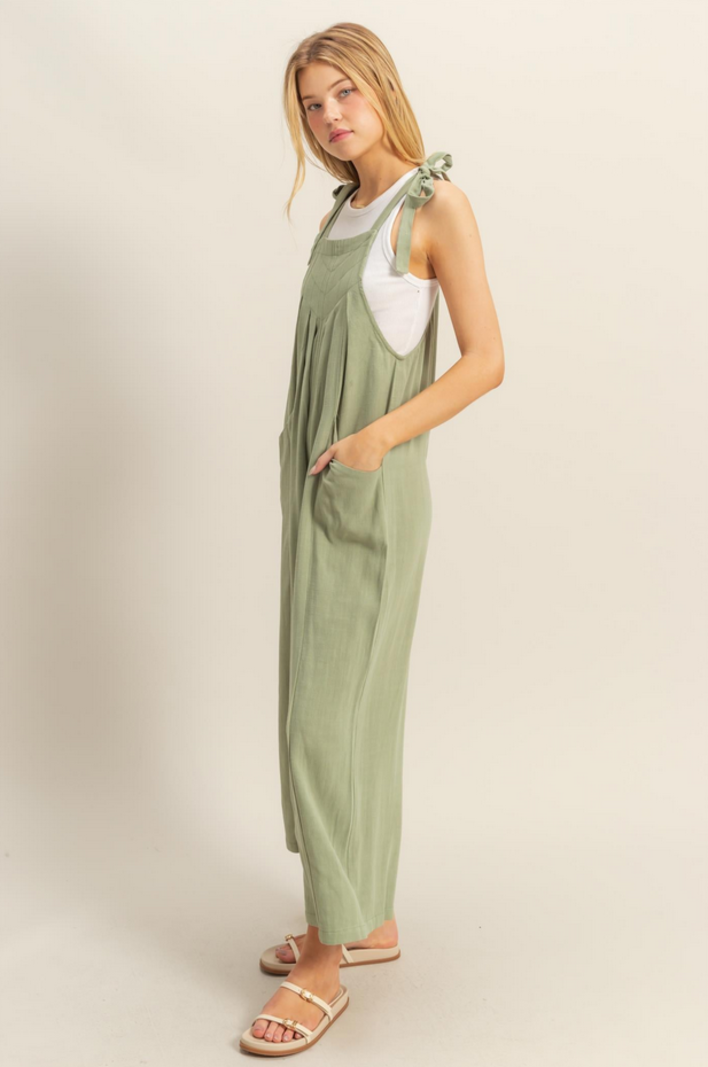 HYFVE Tie Shoulder Jumpsuit