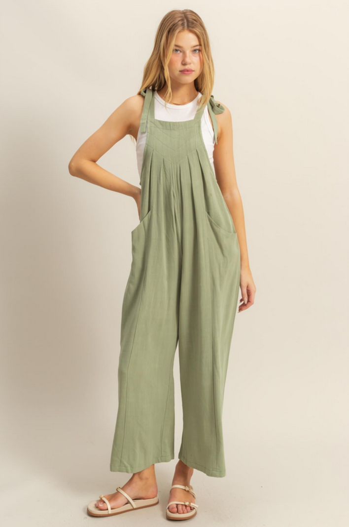 HYFVE Tie Shoulder Jumpsuit