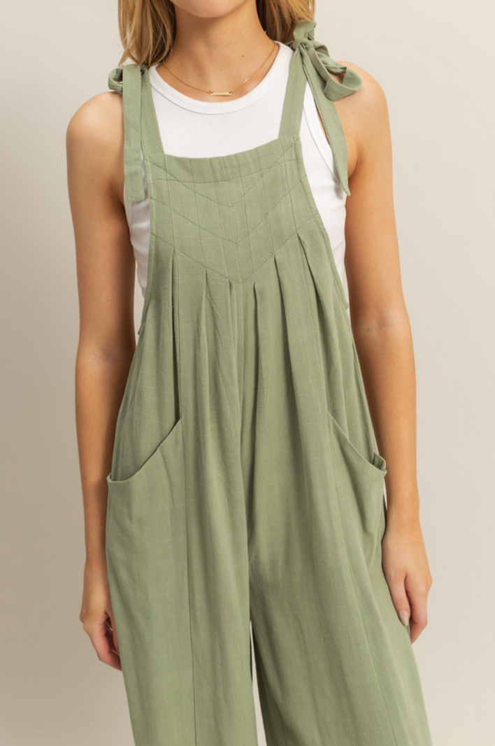 HYFVE Tie Shoulder Jumpsuit