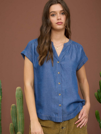 Blu Pepper Short Sleeve Button Down