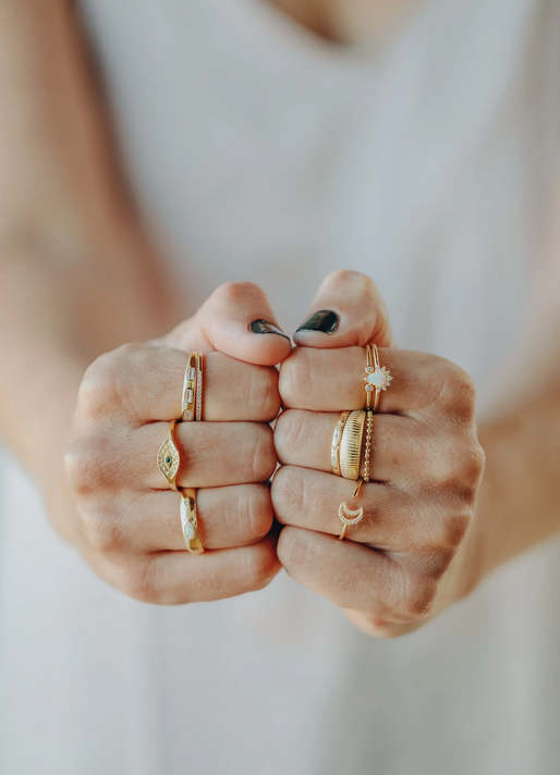 JaxKelly JaxKelly Opal Burst Ring