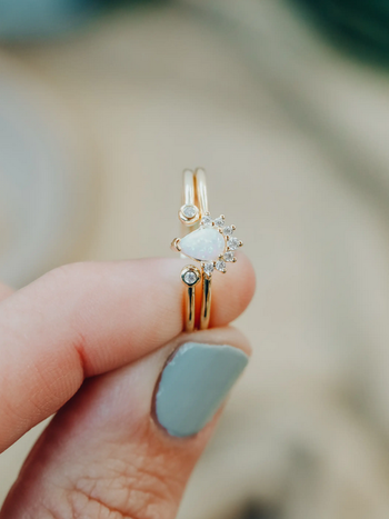 JaxKelly Opal Burst Ring
