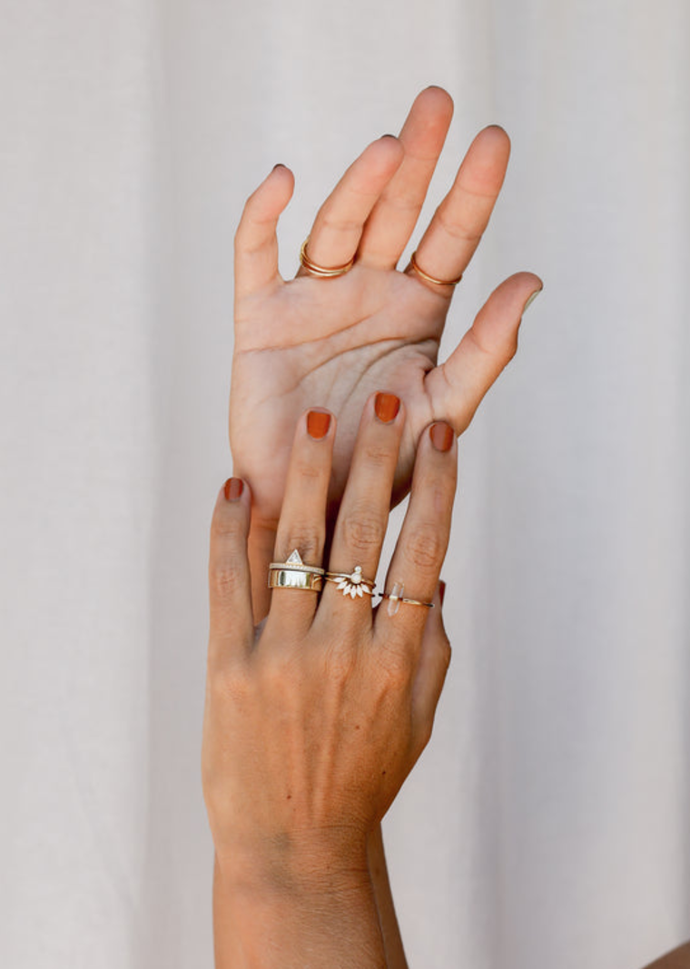 JaxKelly Opal Infinity Ring