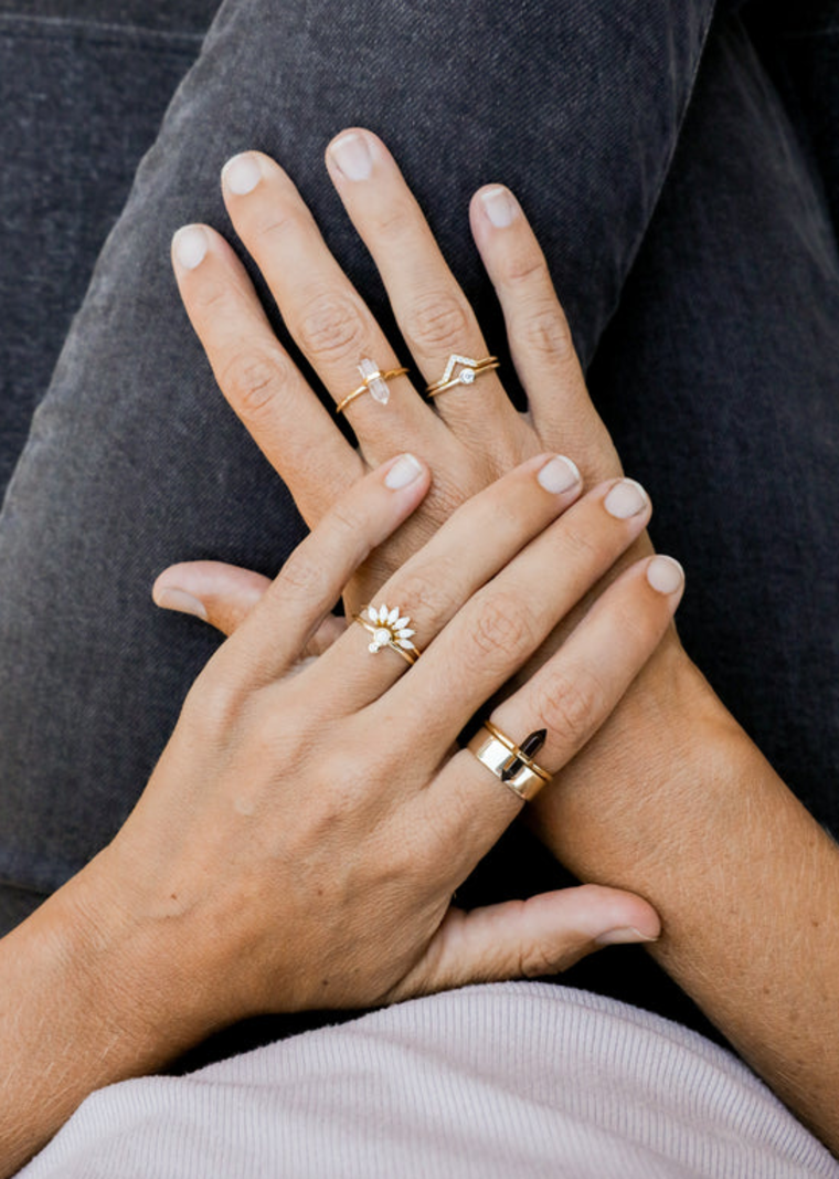 JaxKelly Opal Infinity Ring