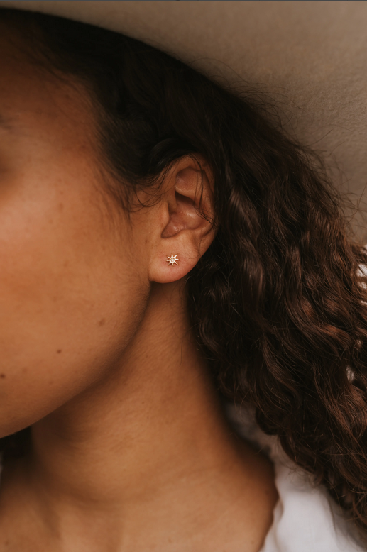 JaxKelly JaxKelly Complements Sun & Moon Earrings