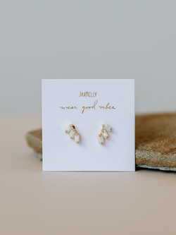 JaxKelly JaxKelly Opal Offset Trio Socialite Earrings