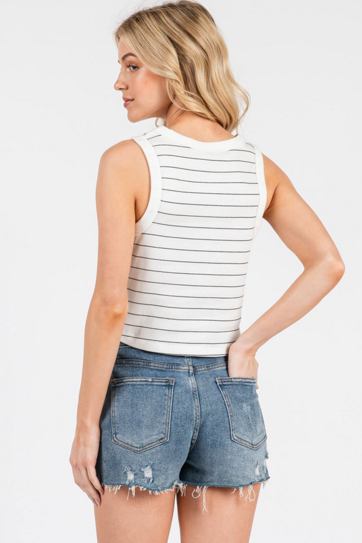 Final Touch Thin Stripe Tank