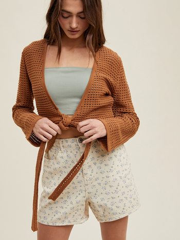 Wishlist Wishlist Tie Front Cardigan
