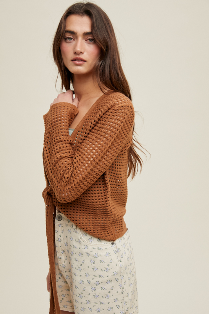 Wishlist Wishlist Tie Front Cardigan
