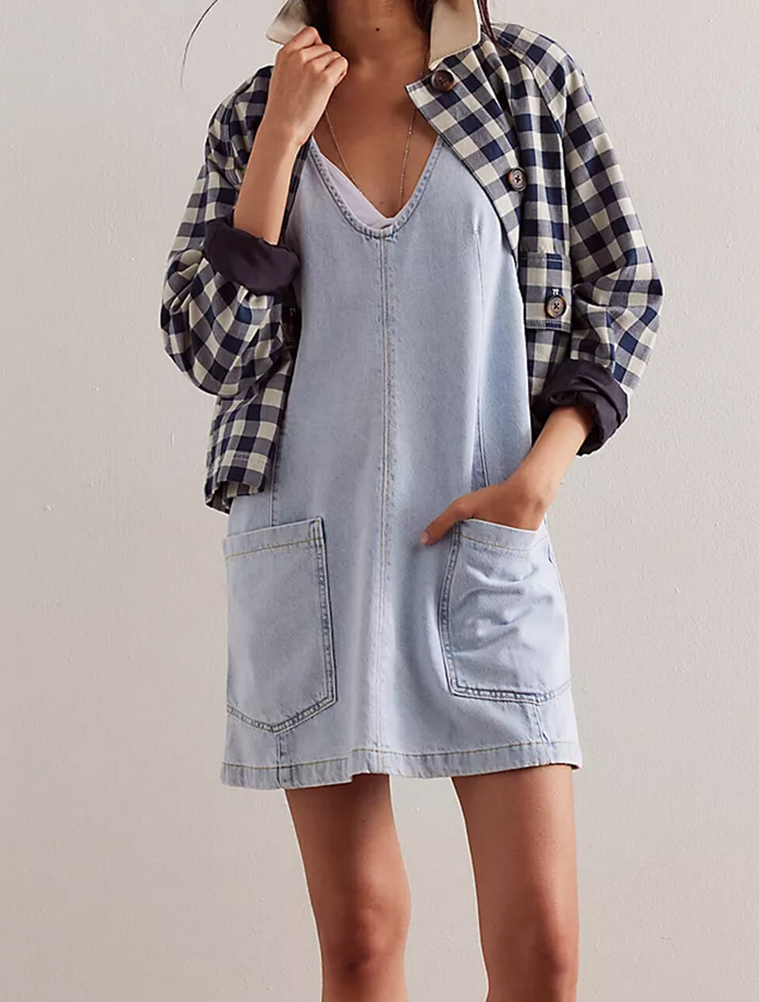 Sweetkama Denim Jumper Dress
