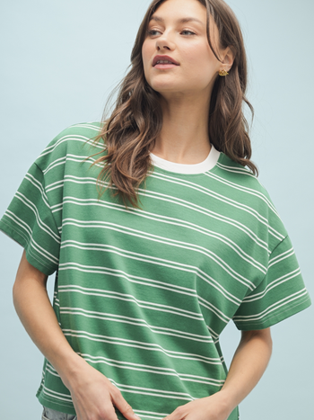 Wishlist Boxy Striped Tee